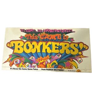 Vintage 1978 Bonkers Board Game by Parker Brothers. No missing pieces